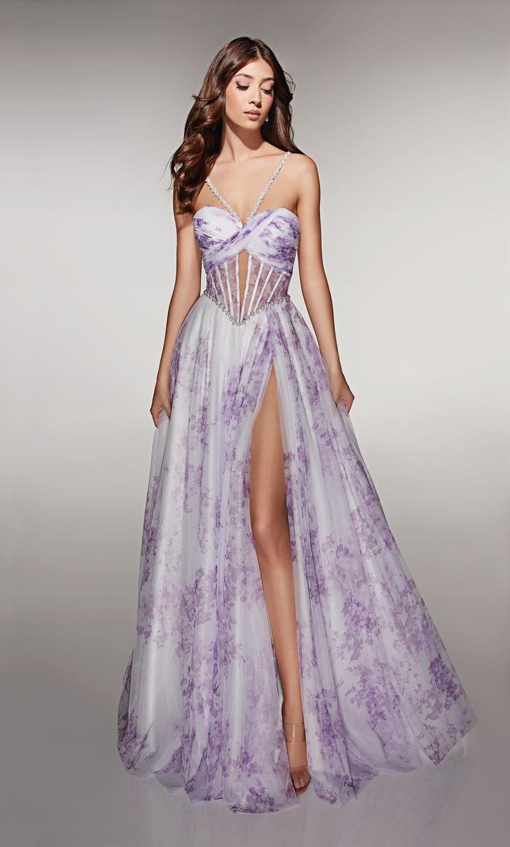 Alyce Paris 61994 — Lilac-White