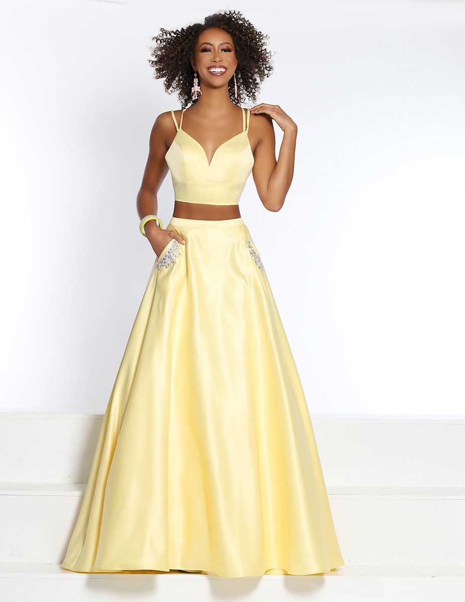 Kate Parker 20035 Light Yellow Prom Dress