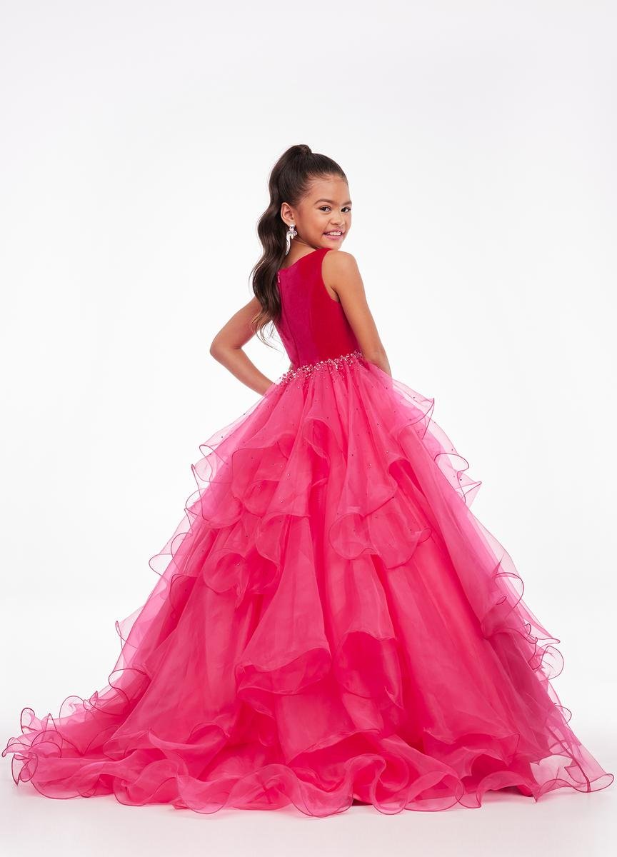 Ashley Lauren 8120 Magenta Prom Dress