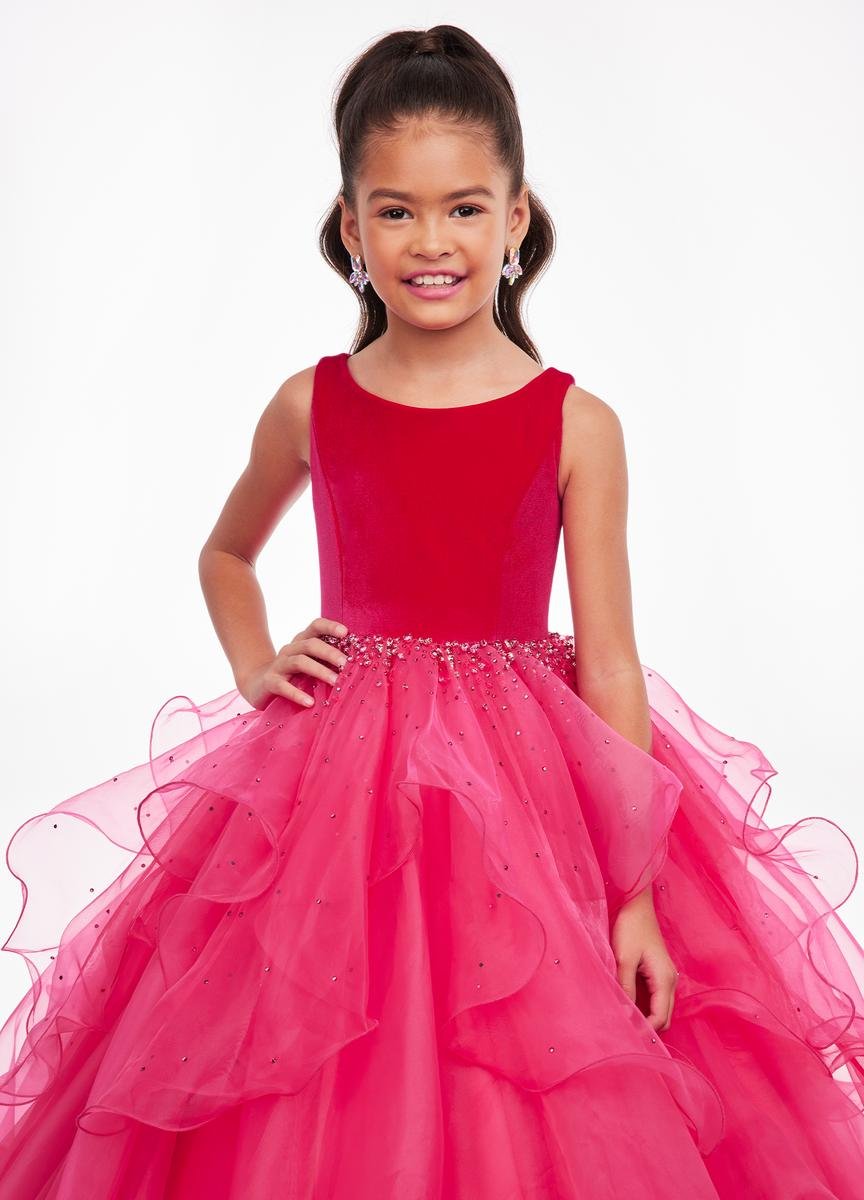 Ashley Lauren 8120 Magenta Prom Dress