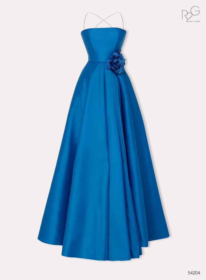 Tarik Ediz 54204 Marine Blue Prom Dress