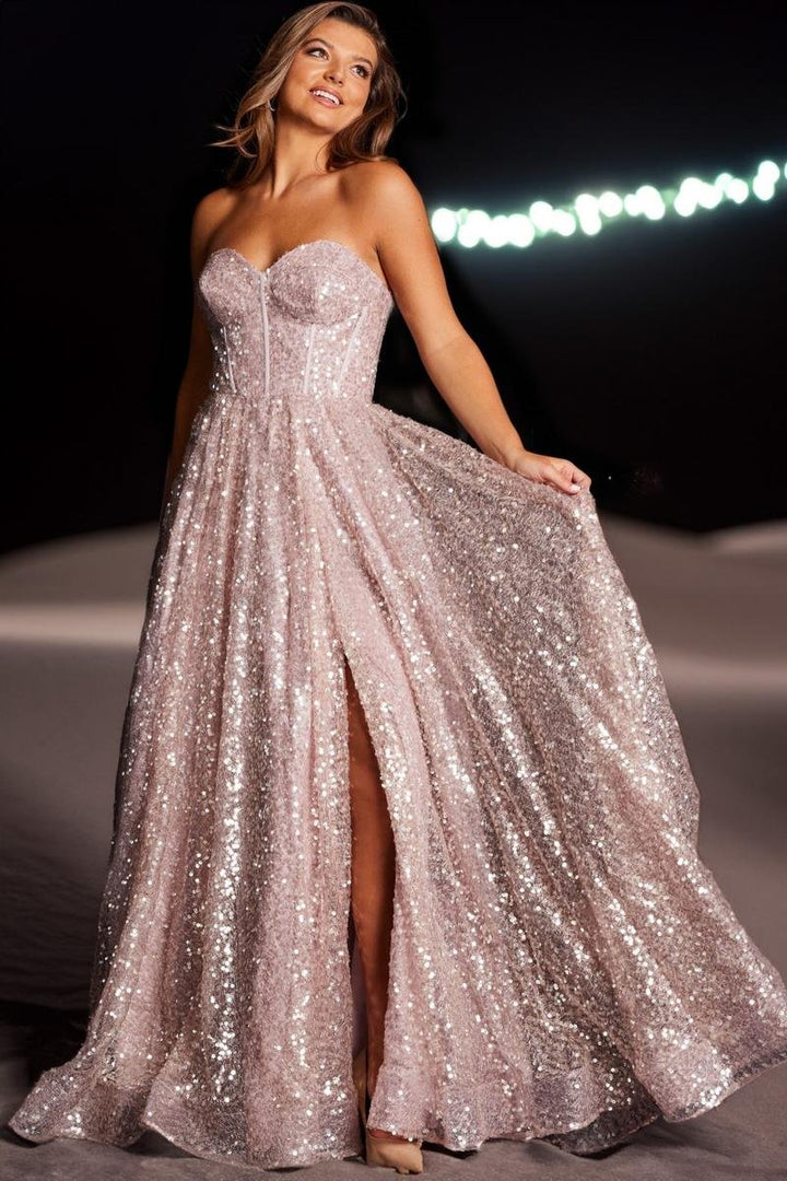Jovani 38607 — Mauve