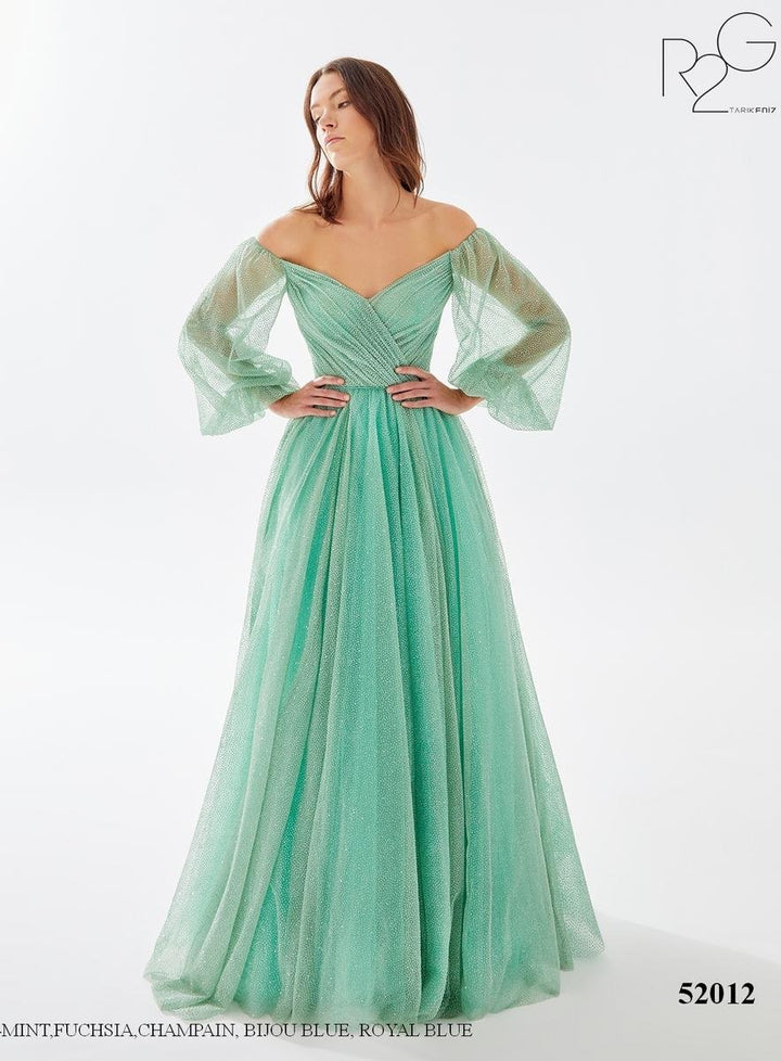 Tarik Ediz 52012 Mint Prom Dress