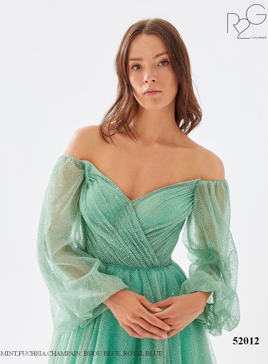 Tarik Ediz 52012 Mint Prom Dress