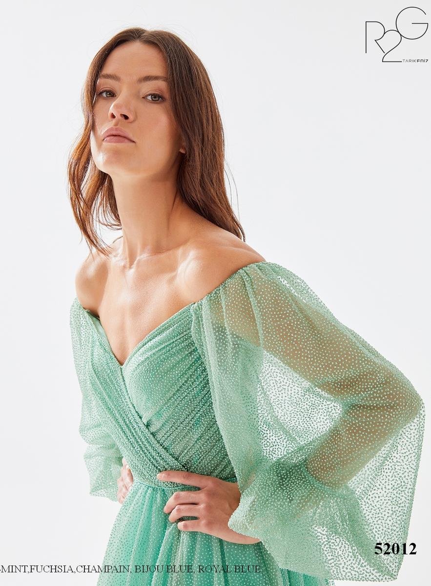 Tarik Ediz 52012 Mint Prom Dress