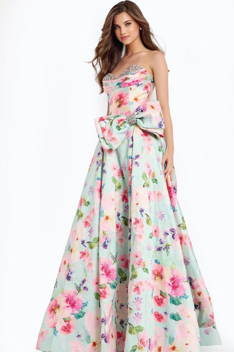 Jovani 49197 — Mint/Multi