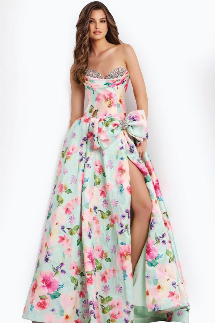 Jovani 49197 — Mint/Multi