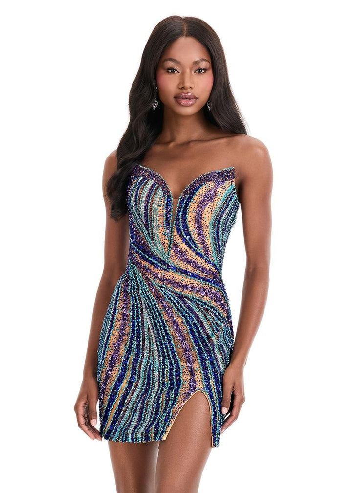 Ashley Lauren 4929 Multi Prom Dress