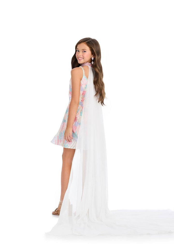 Ashley Lauren 8319 — Multi/Ivory