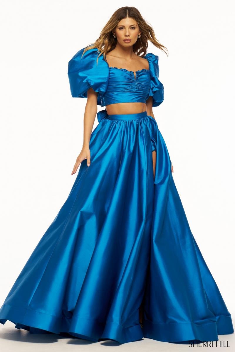 Sherri Hill 55630 Navy Prom Dress