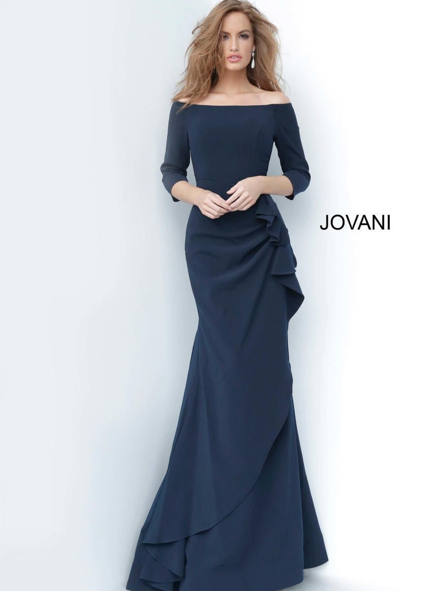 Jovani 00446 Navy Prom Dress