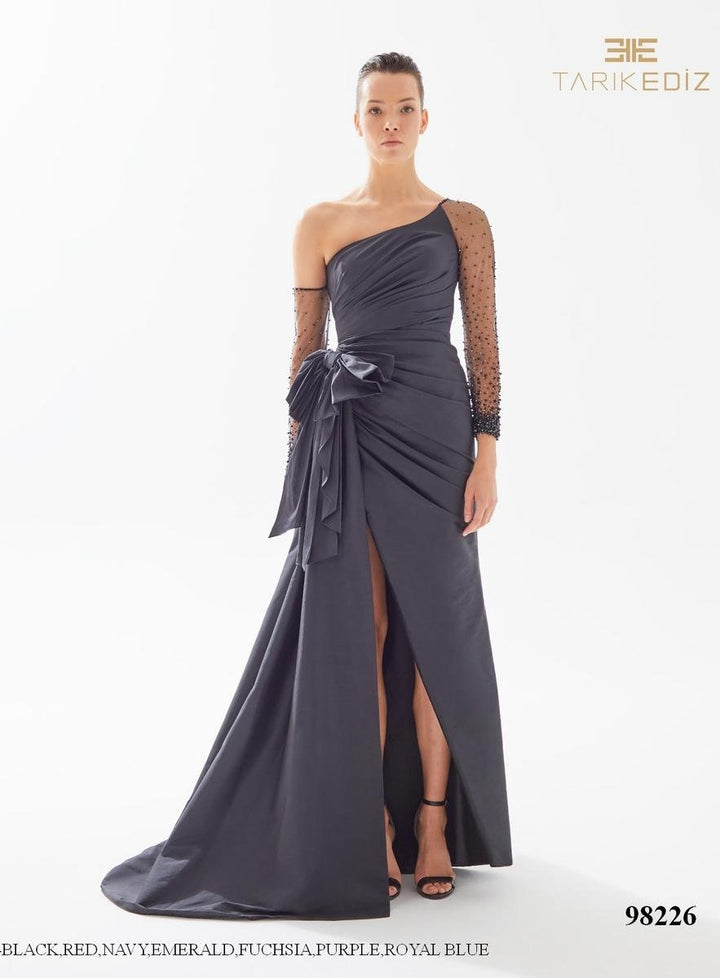 Tarik Ediz 98226 Navy Prom Dress