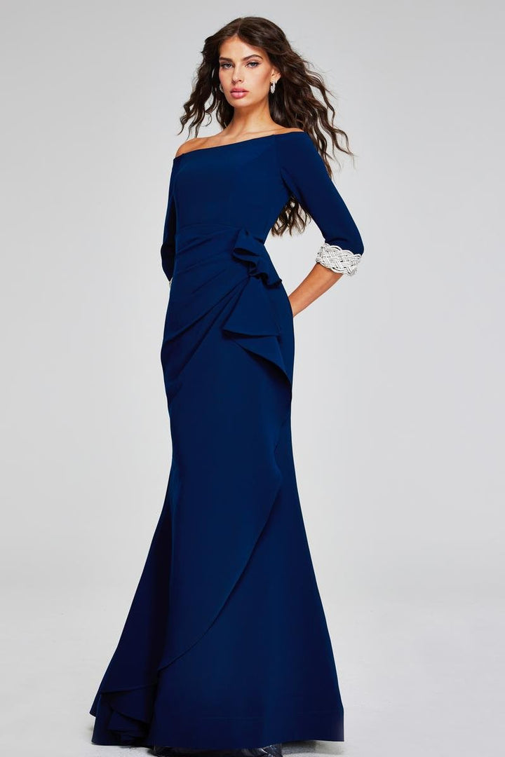 Jovani 42409 Navy Prom Dress