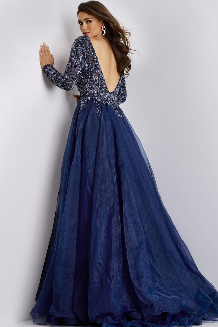 Jovani 39251 Navy Prom Dress