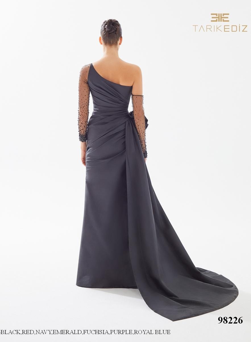 Tarik Ediz 98226 Navy Prom Dress