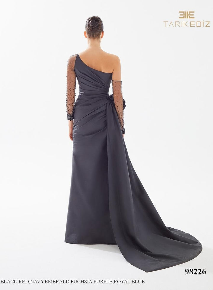 Tarik Ediz 98226 Navy Prom Dress