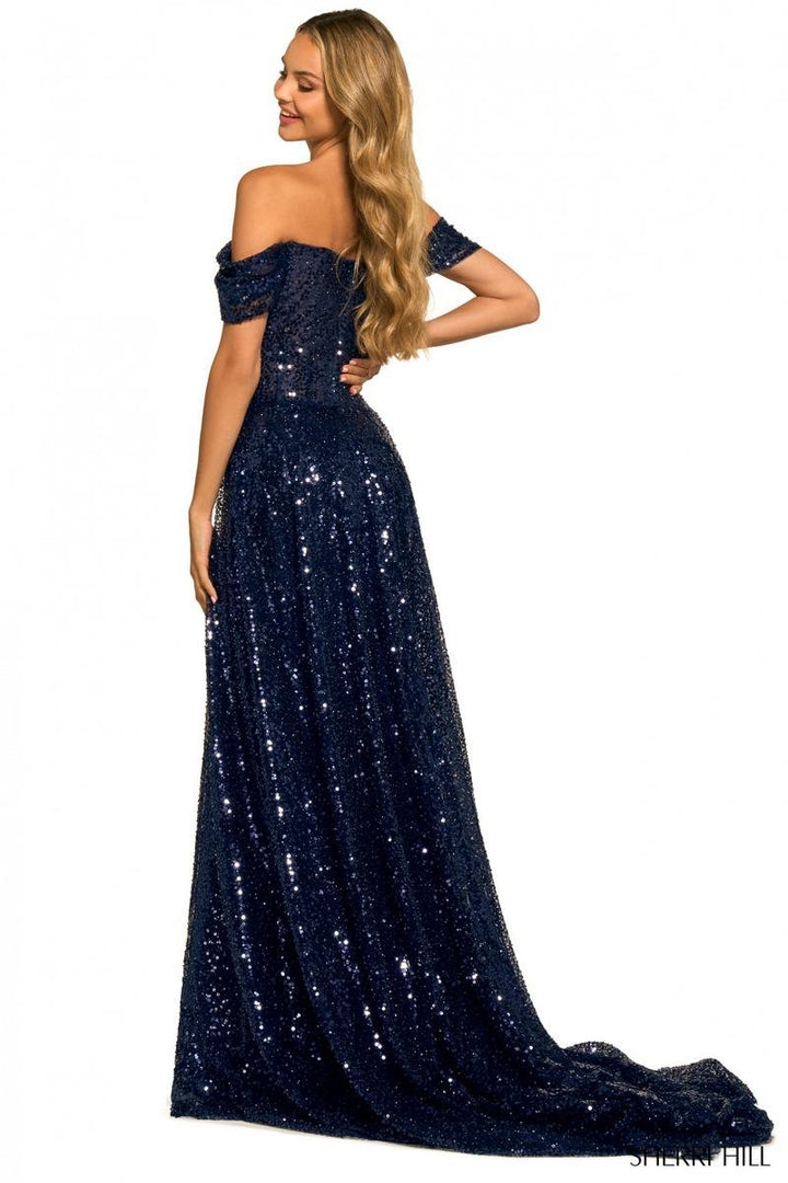 Sherri Hill 55464 — Navy
