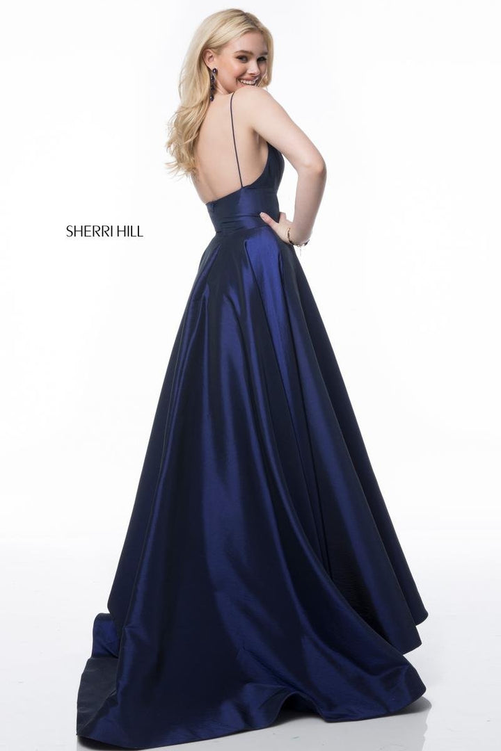 Sherri Hill 51822 Navy Prom Dress