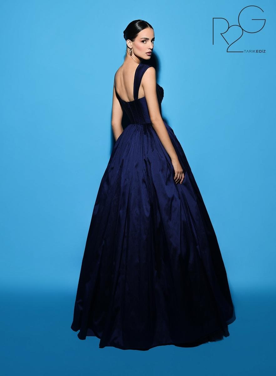 Tarik Ediz 53043 Navy Prom Dress