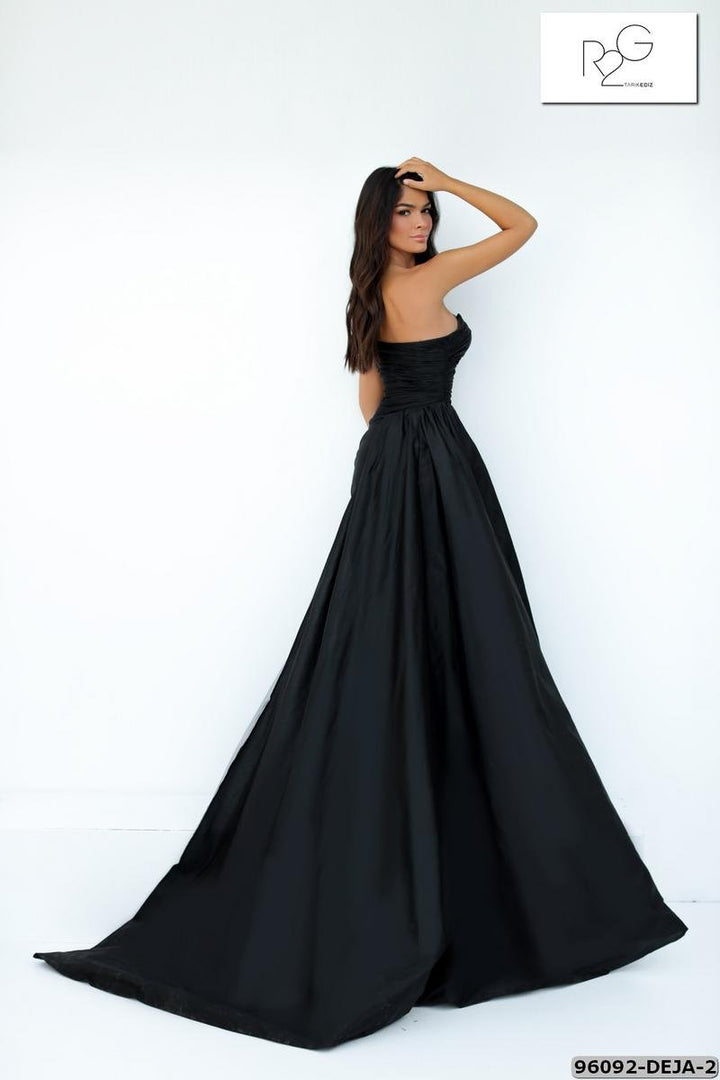 Tarik Ediz 96092 Navy Prom Dress