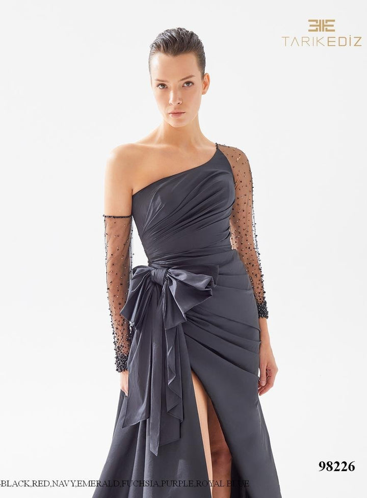 Tarik Ediz 98226 Navy Prom Dress