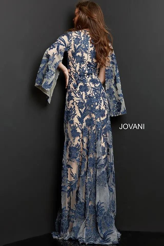 Jovani 00752 — Navy/Nude