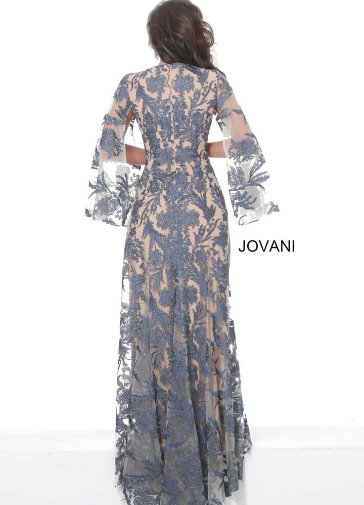 Jovani 00752 — Navy/Nude