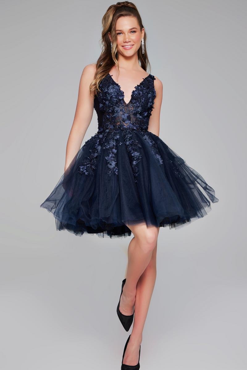 Jovani 63987 — Navyblack