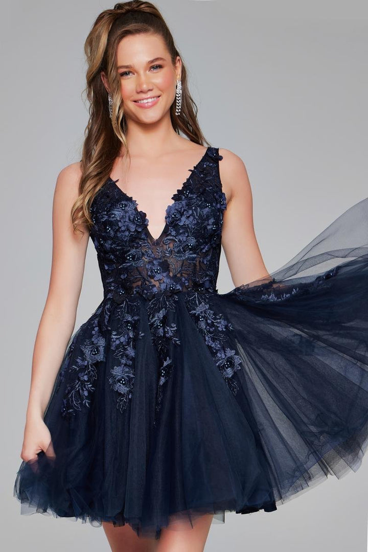 Jovani 63987 — Navyblack