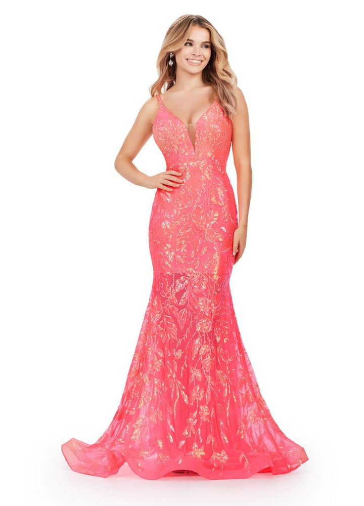 Ashley Lauren 11444 — Neon Coral