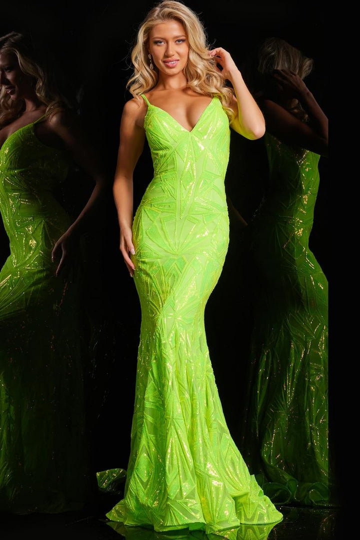 Jovani 36656 — Neon Green