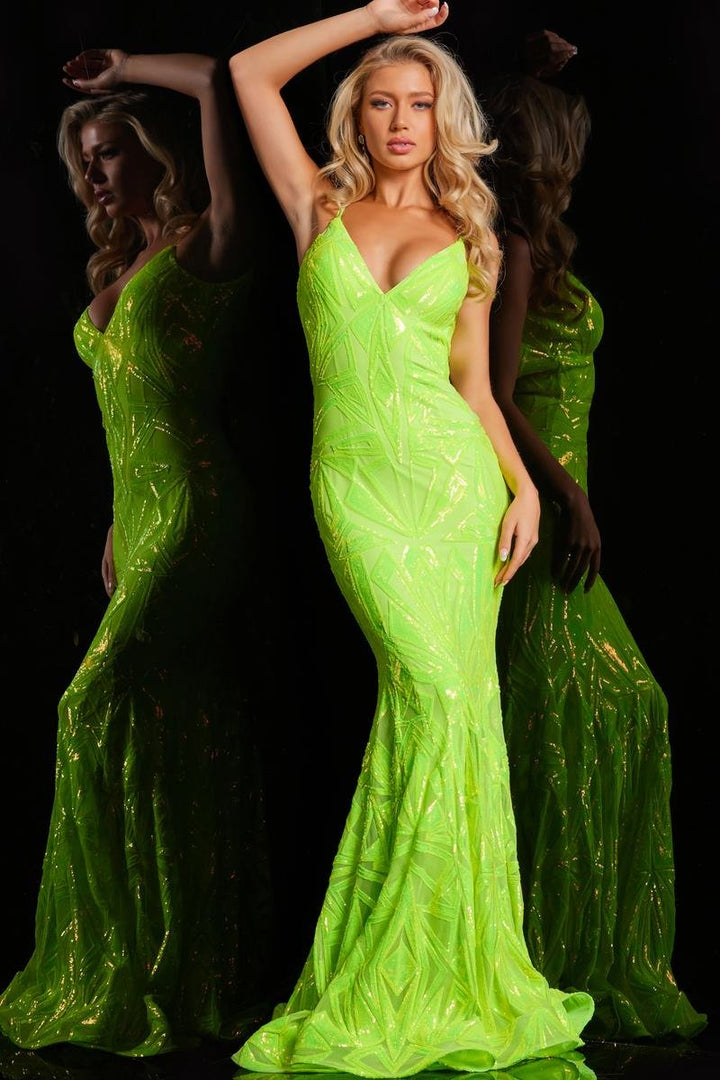 Jovani 36656 — Neon Green