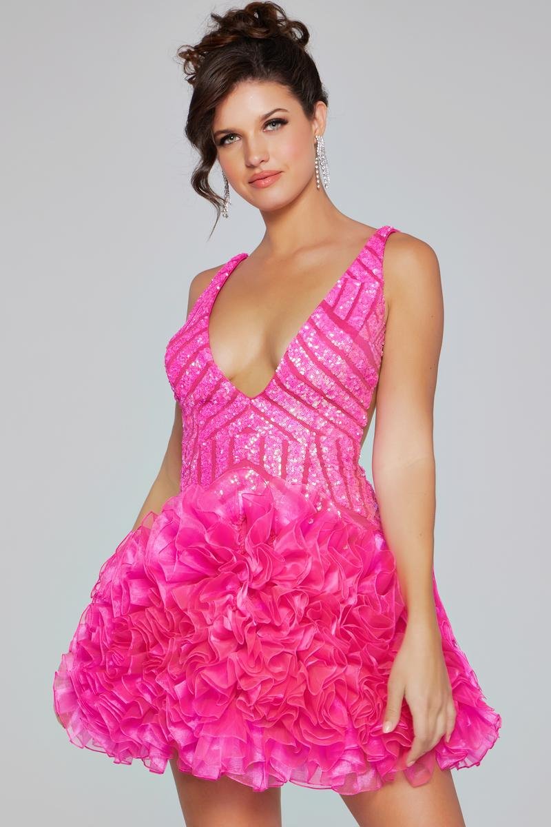 Jovani 39931 — Neon Hotpink