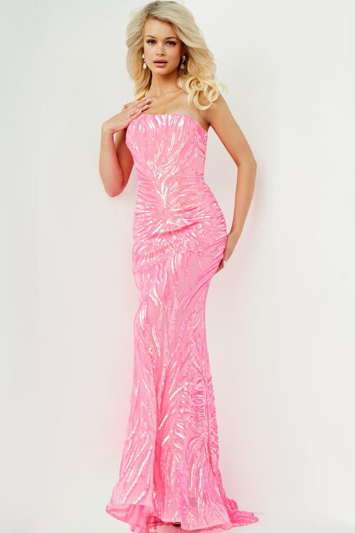 Jovani 05664 — Neon Pink