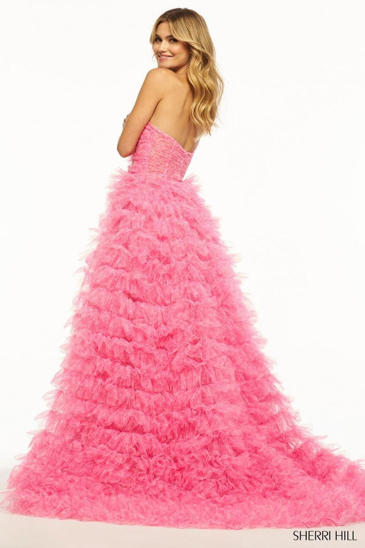 Sherri Hill 55981 — Neon Pink