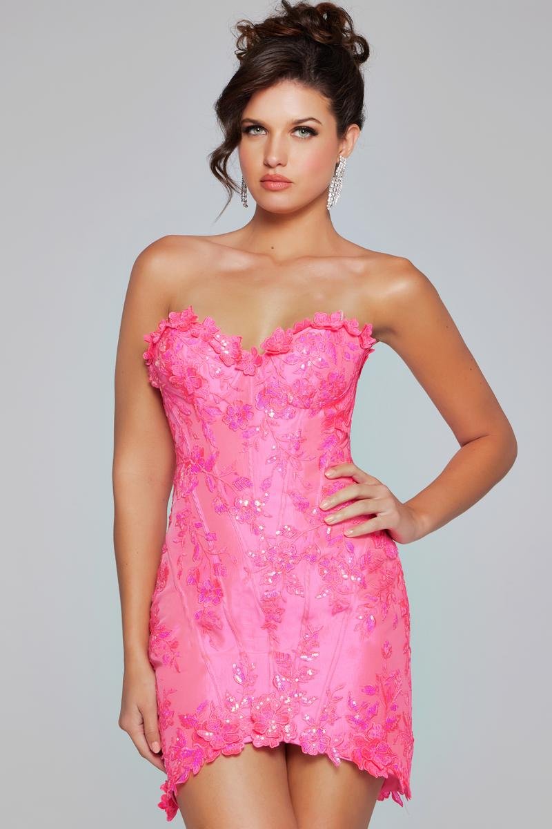 Jovani 40380 — Neon Pink