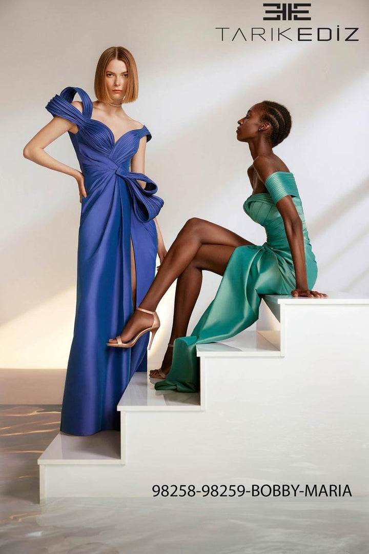 Tarik Ediz 98258 Nil Green Prom Dress