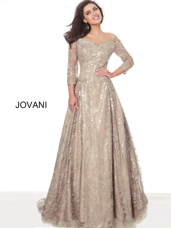 Jovani 65403 — Nude