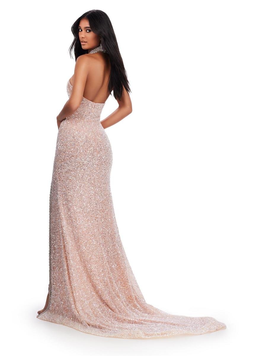 Ashley Lauren 11634 Nude Prom Dress