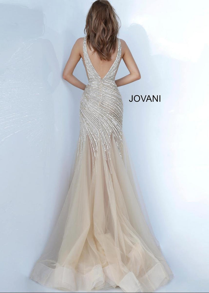 Jovani 4741 Nude Prom Dress