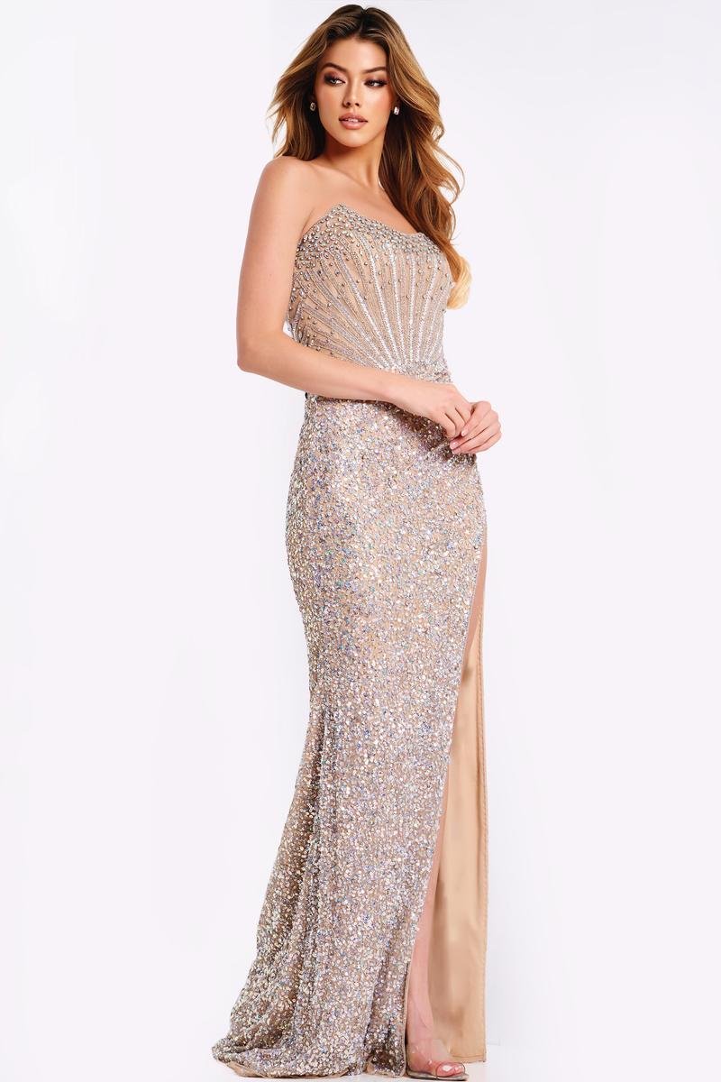 Jovani 42691 Nude Prom Dress