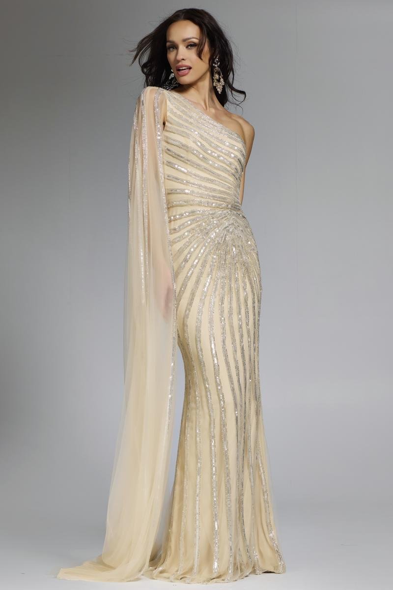 Jovani 23774 — Nude