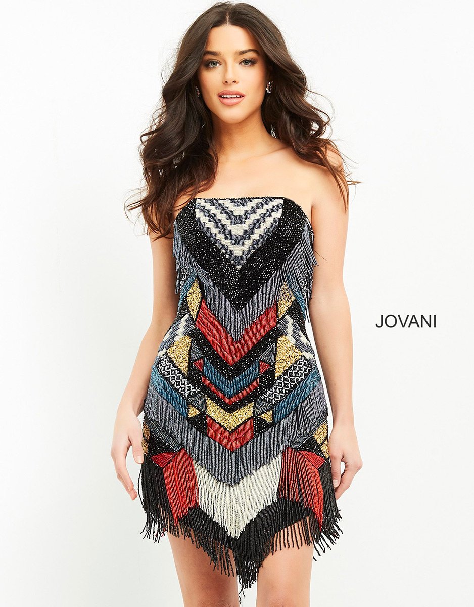 Jovani 06008 — Nude/Multi