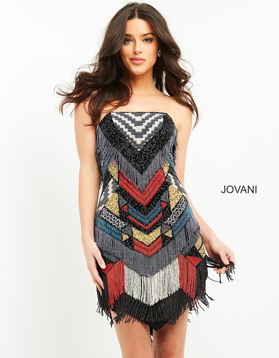 Jovani 06008 — Nude/Multi