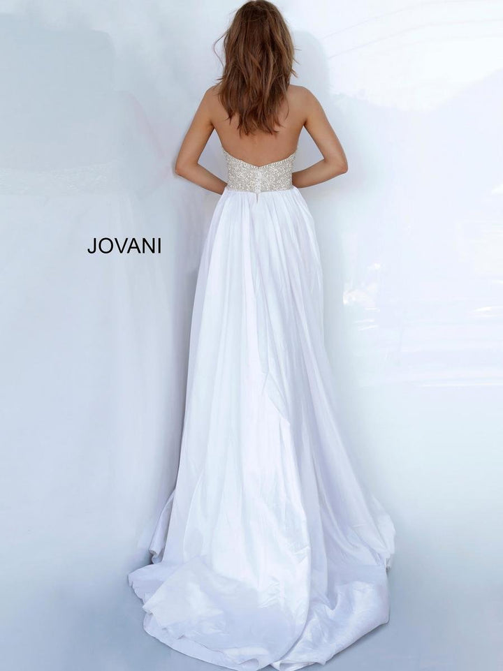Jovani 3698 — Nude/Off White