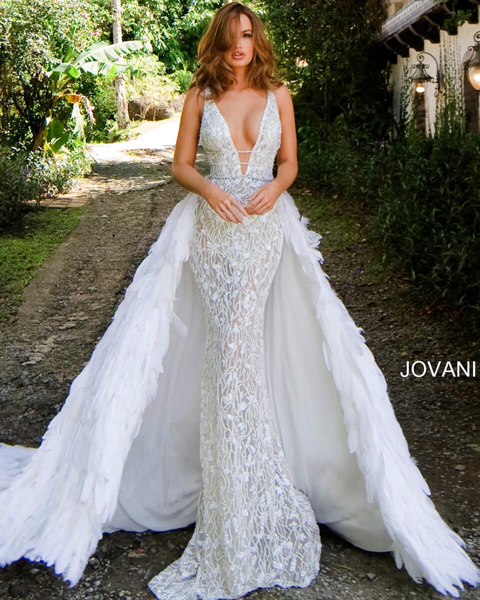 Jovani S62942 — Off White