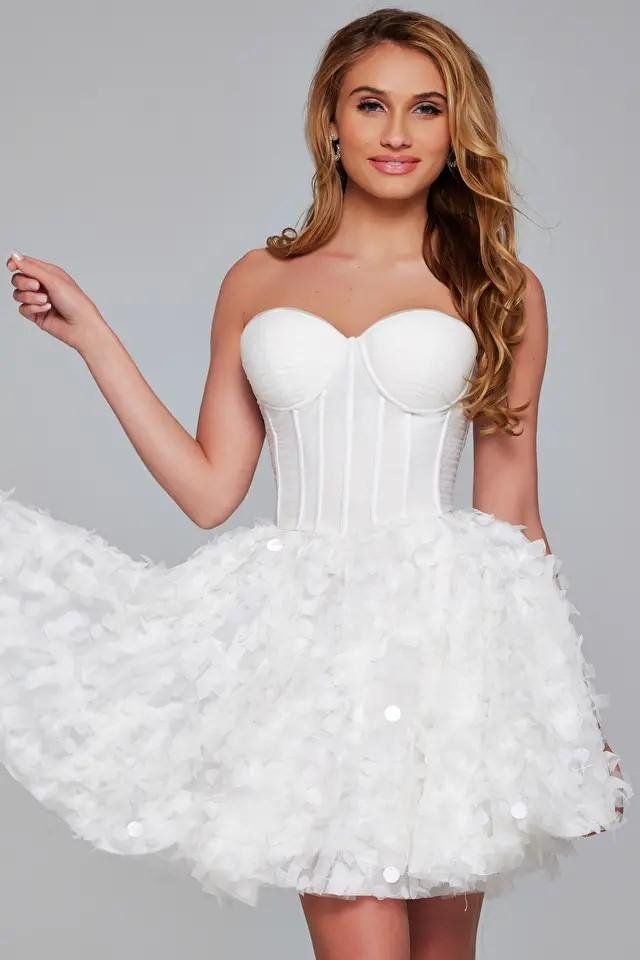 Jovani 38248 — Off White