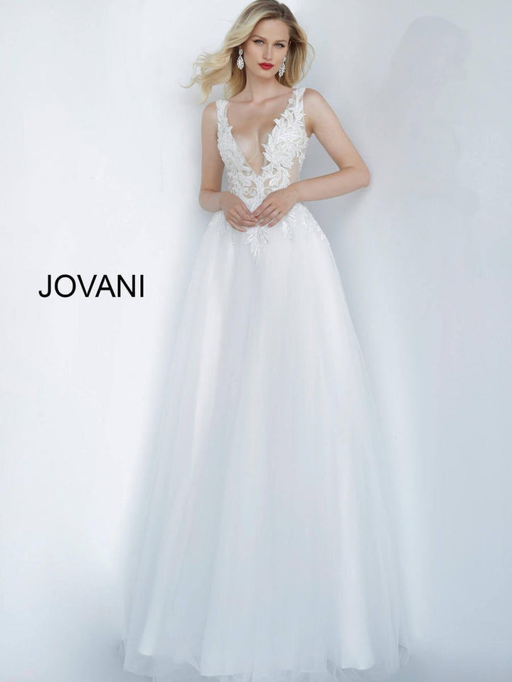 Jovani 67425 — Off White