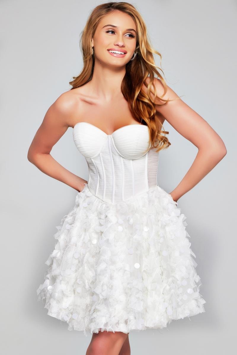 Jovani 38248 — Off White