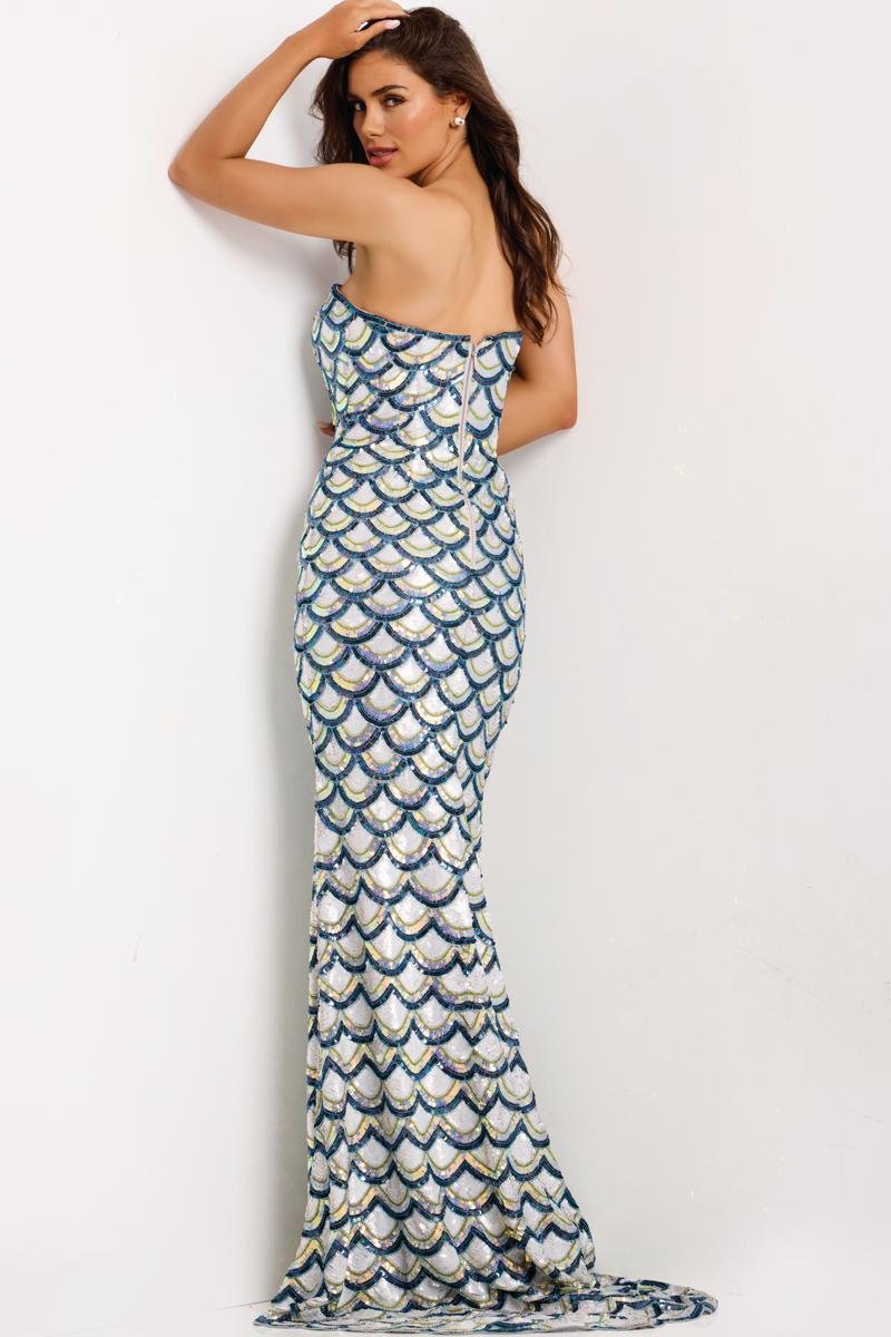 Jovani 49260 — Off White/Multi
